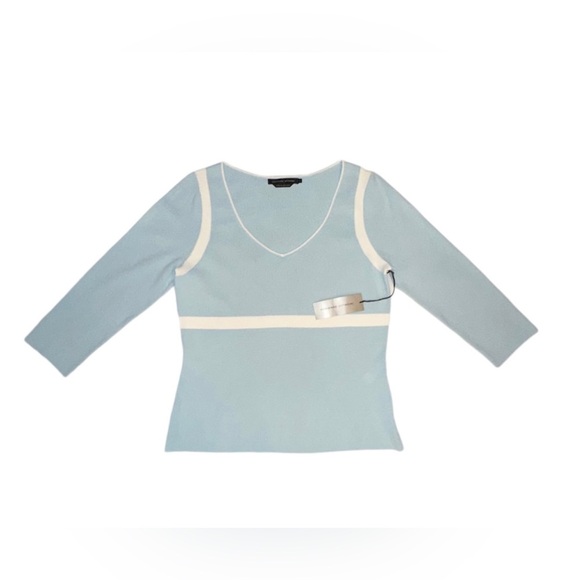 Adrienne Vittadini Sweaters - Adrienne Vittadini | NWT 3/4 Sleeve V-Neck Sweater - Size L